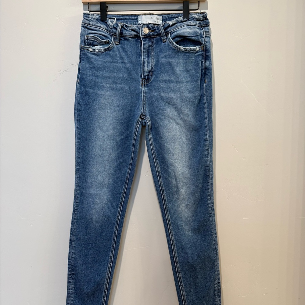 Bridge by Gly Stylish Blue Skinny Jeans for Women